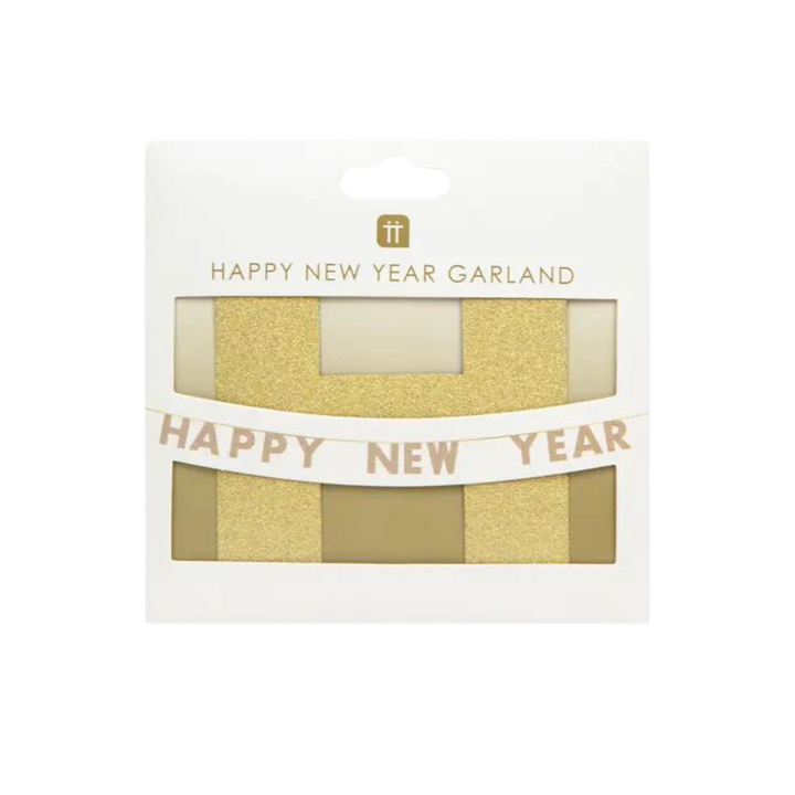 Gold Happy New Year Banner - 10ft