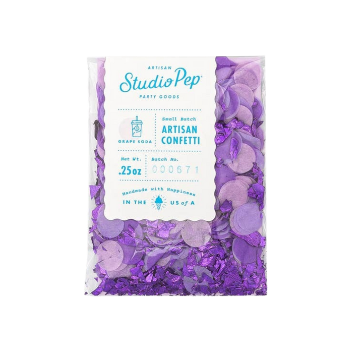 Purple Grape Soda Artisan Confetti - Mini Pack