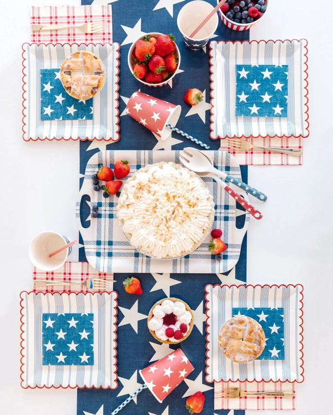 Red and Blue Star Cups