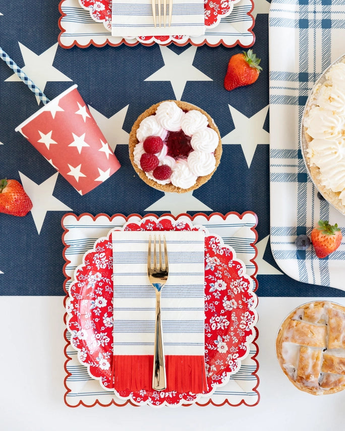 Red and Blue Star Cups