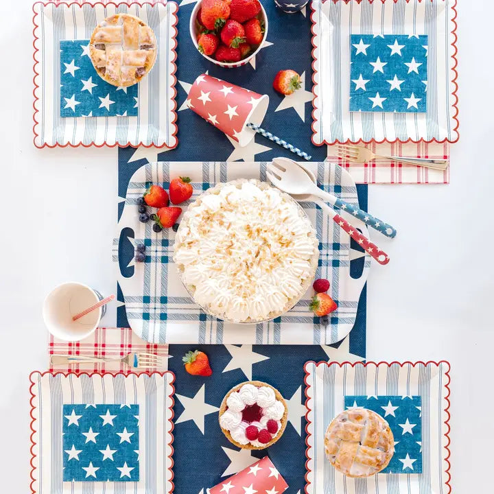 Navy with Stars Cocktail Napkins