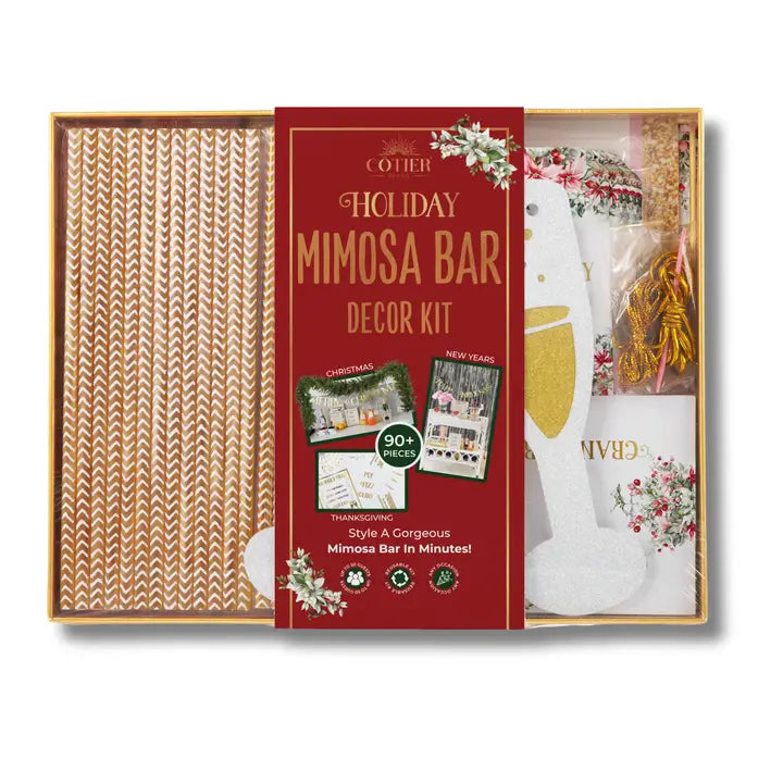 Holiday Mimosa Bar Decoration Kit