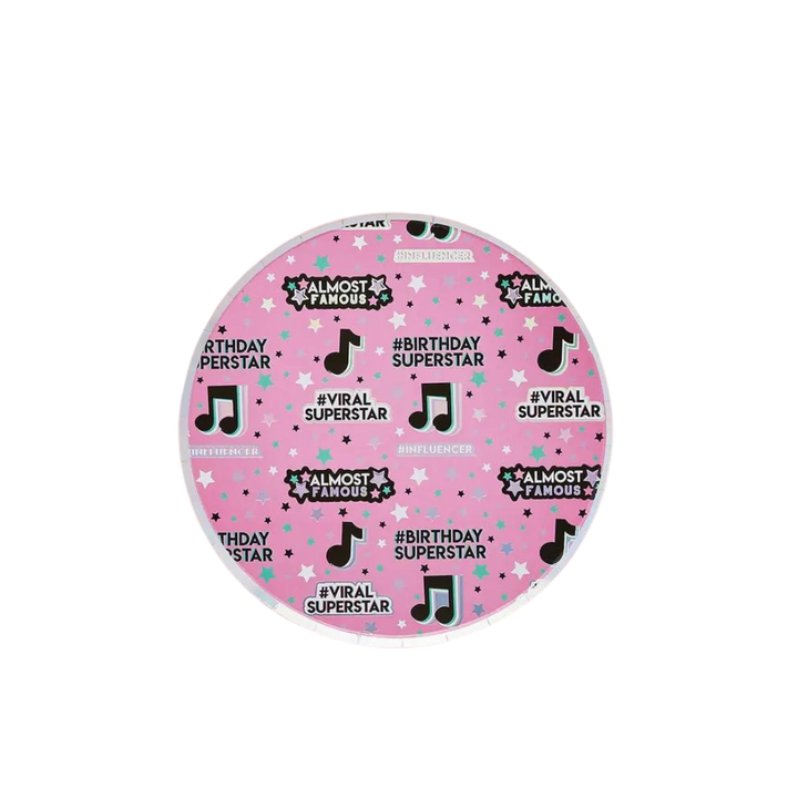 Pink Let's Dance Large Dinner Plates