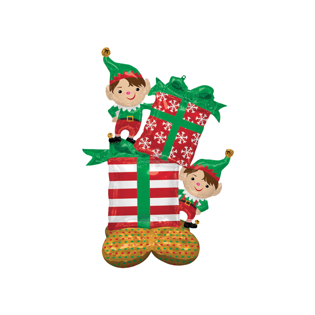 Life-Size Christmas Elves Foil Balloon, Giant