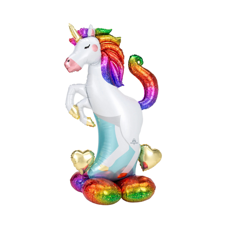 Life-Size Rainbow Unicorn Foil Balloon - Giant