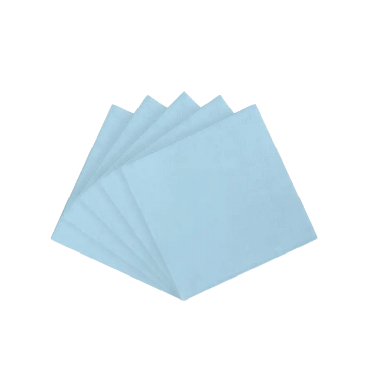 Light Blue Napkins - 2 Sizes