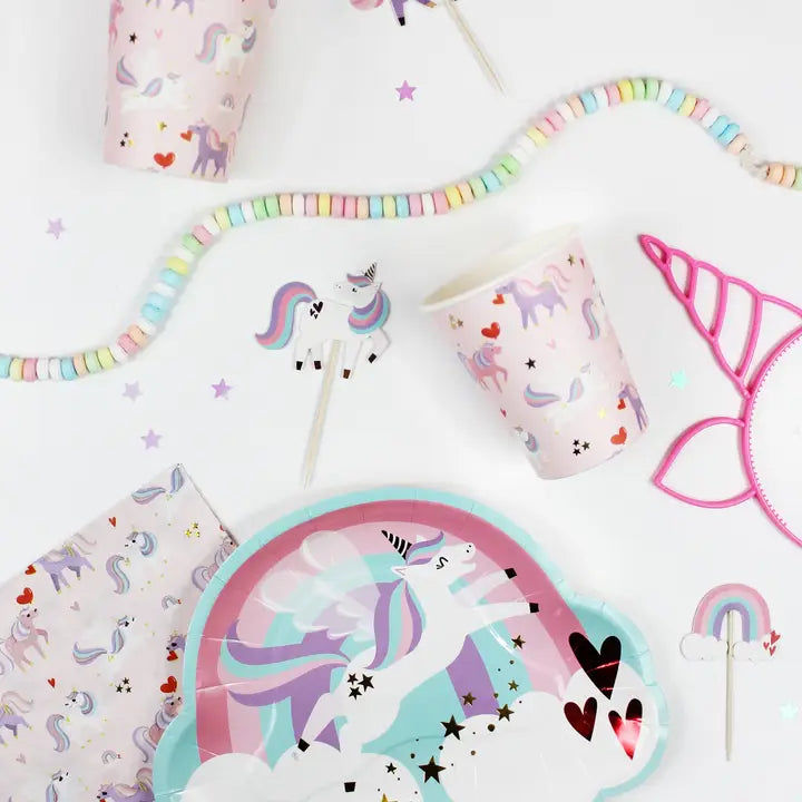 Love is Magical Unicorn Cups - (12 pk)