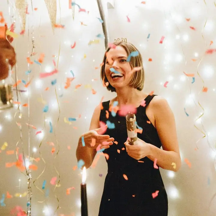 Luxe Gold Confetti Cannon - Christmas Party or NYE