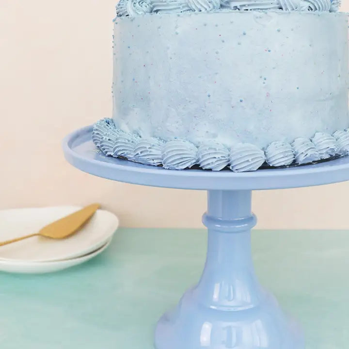 Melamine Cake Stand Large- Wedgewood Blue 11.5