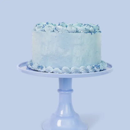 Melamine Cake Stand Large- Wedgewood Blue 11.5