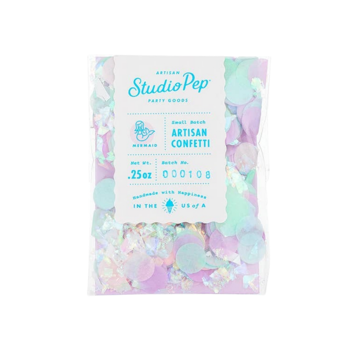 Blue Mermaid Artisan Confetti - Mini Pack