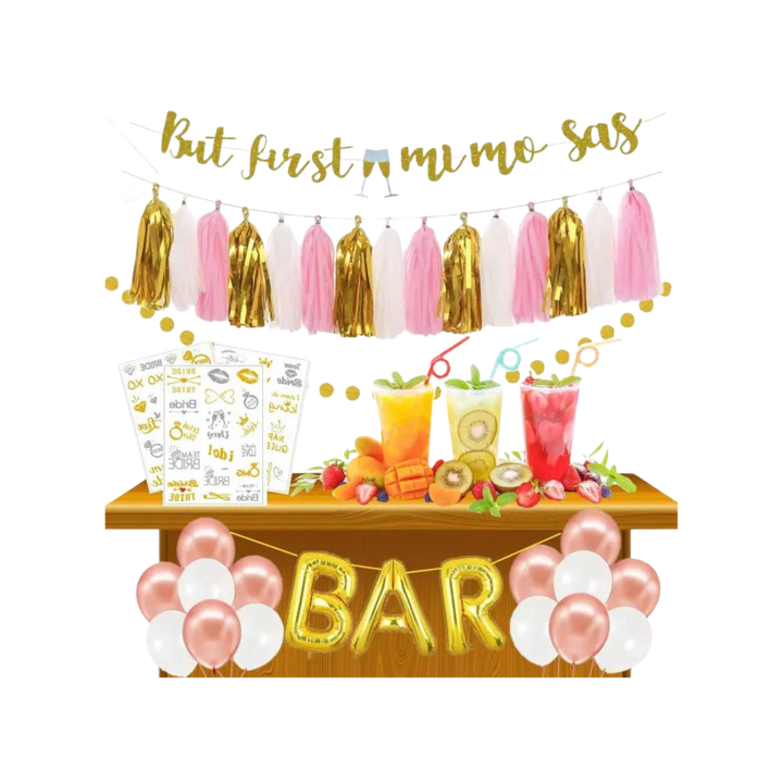 Mimosa Bar Decoration Kit - (19pk)