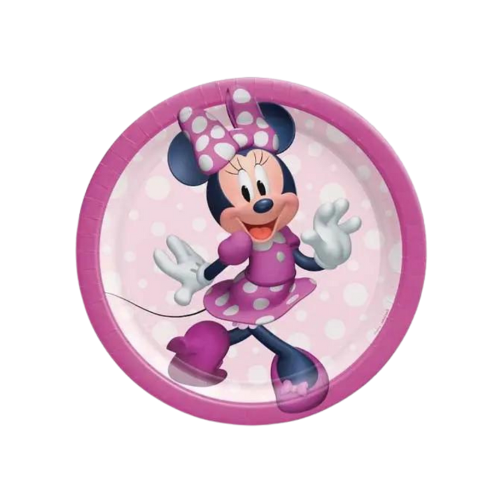 Pink Minnie Mouse Forever Small Appetizer Dessert Plates