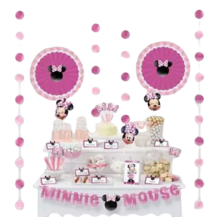 Minnie Mouse Forever - Buffet Table Decorating Kit