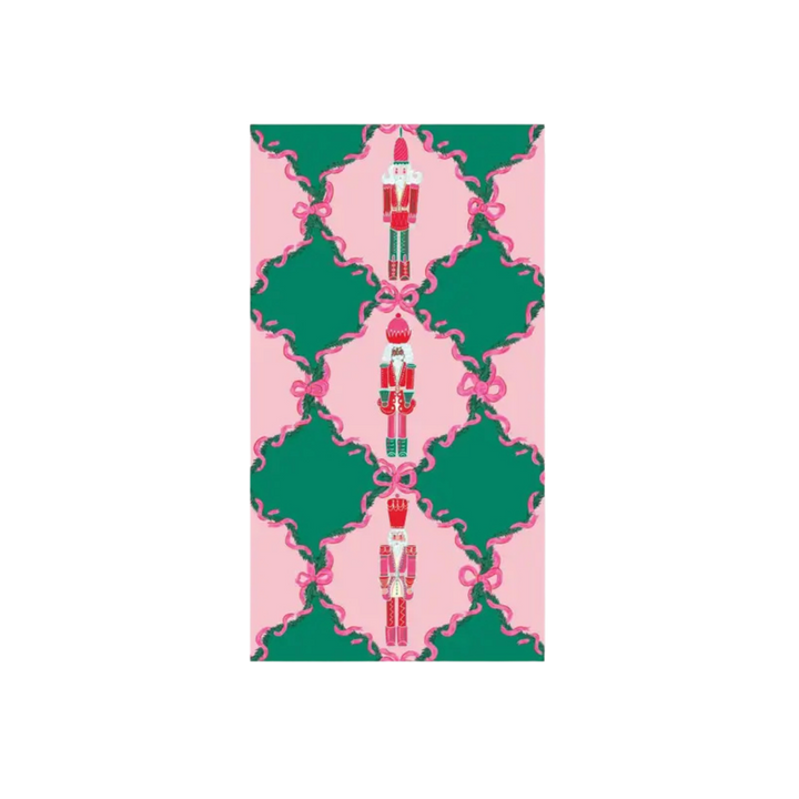 Pink and Green One & Only Nutcracker Guest Napkins