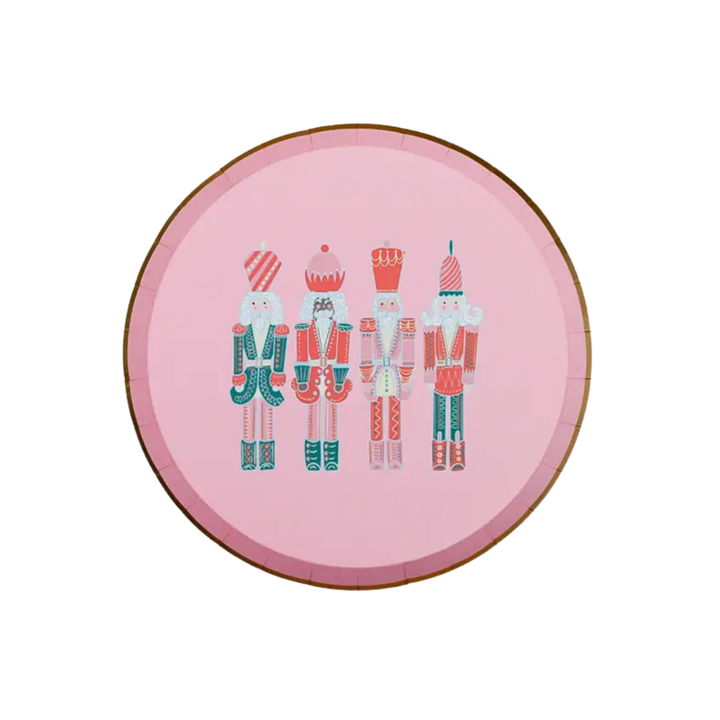 Pink One & Only Nutcracker Small Appetizer Dessert Plates