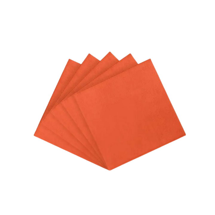 Orange Napkins - 2 Sizes