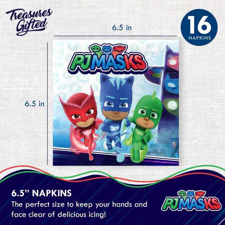 Blue PJ Masks Dinner Napkins