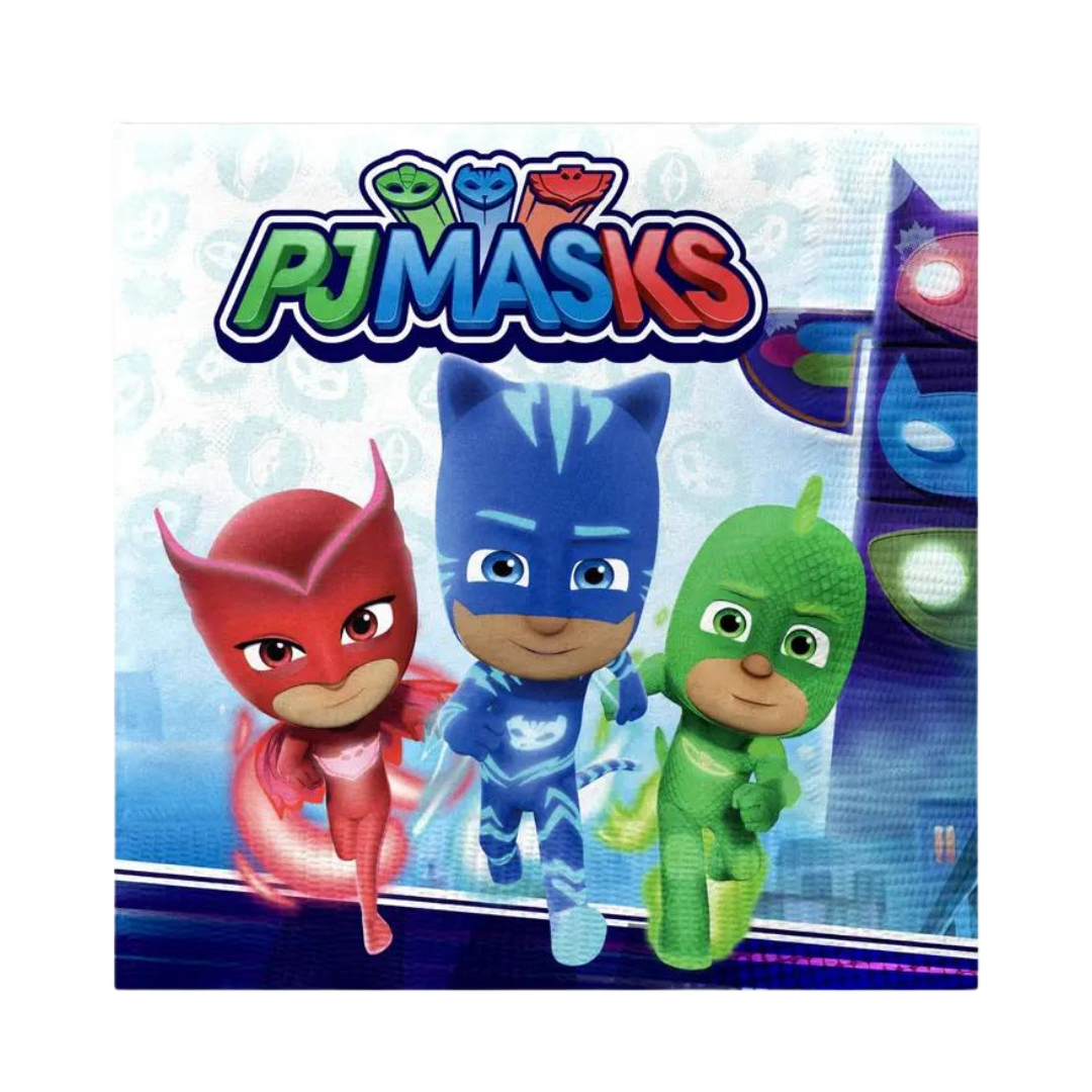 Blue PJ Masks Dinner Napkins