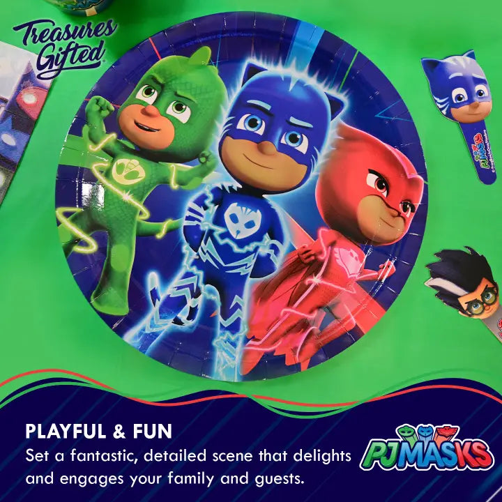 PJ Masks Plates 9in - PJ Masks Party Supplies