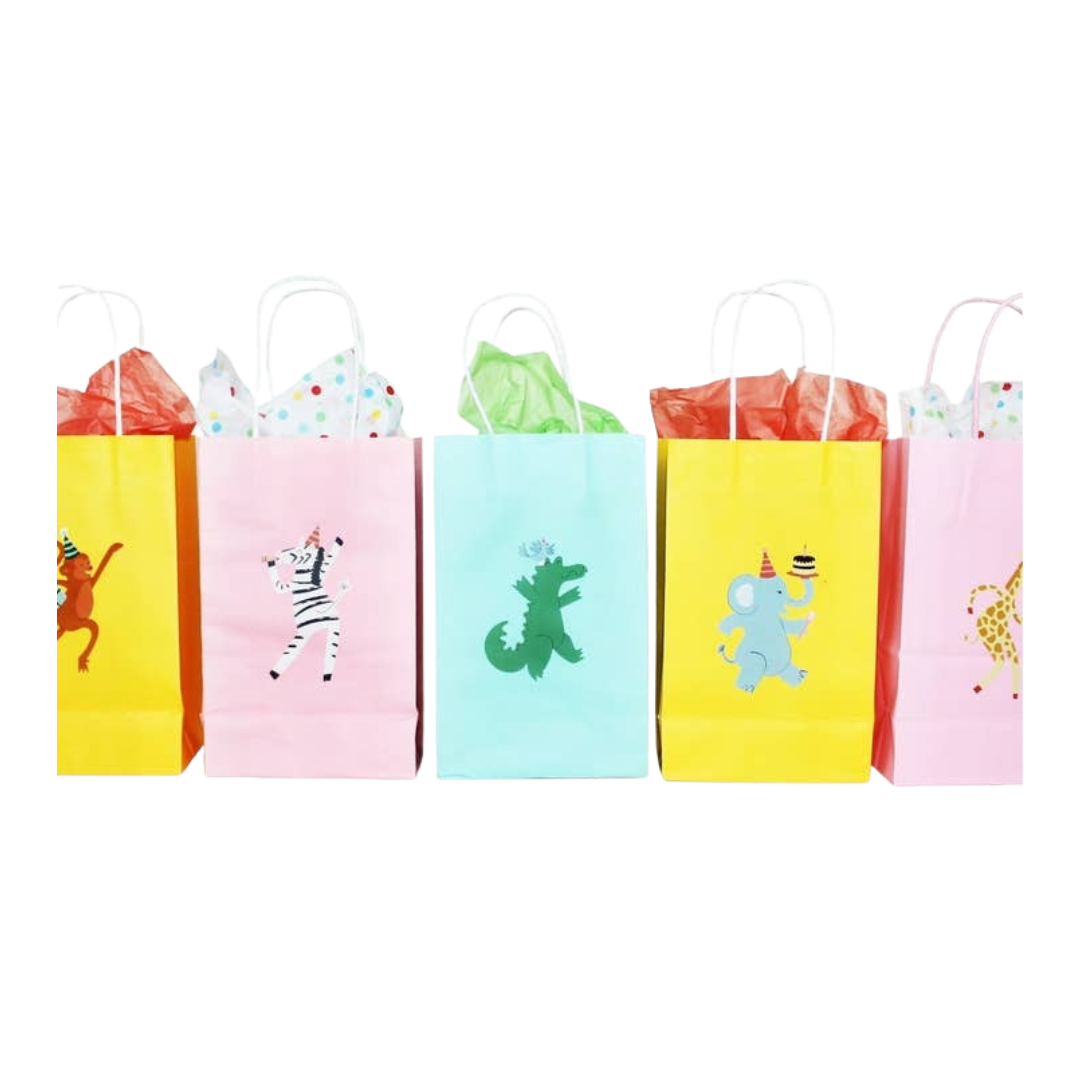 Party Animals - Gift Bag Stickers, 3 Sheets