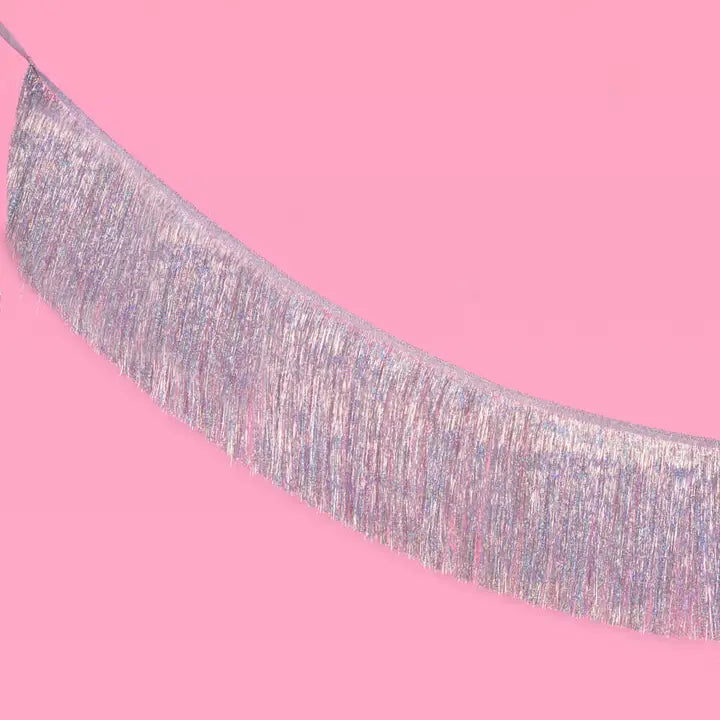 Iridescent Fringe Party Banner