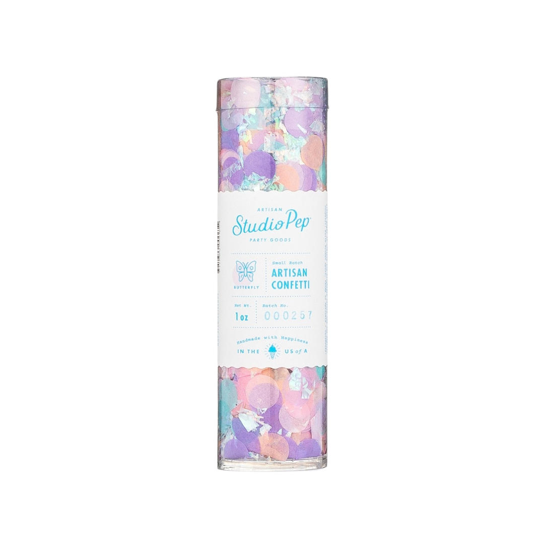 Pastel Butterfly Artisan Confetti - Mini Pack