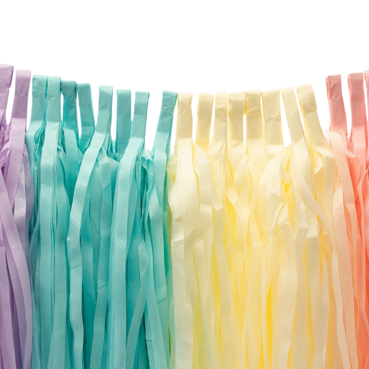 Pastel Rainbow Tassel Garland