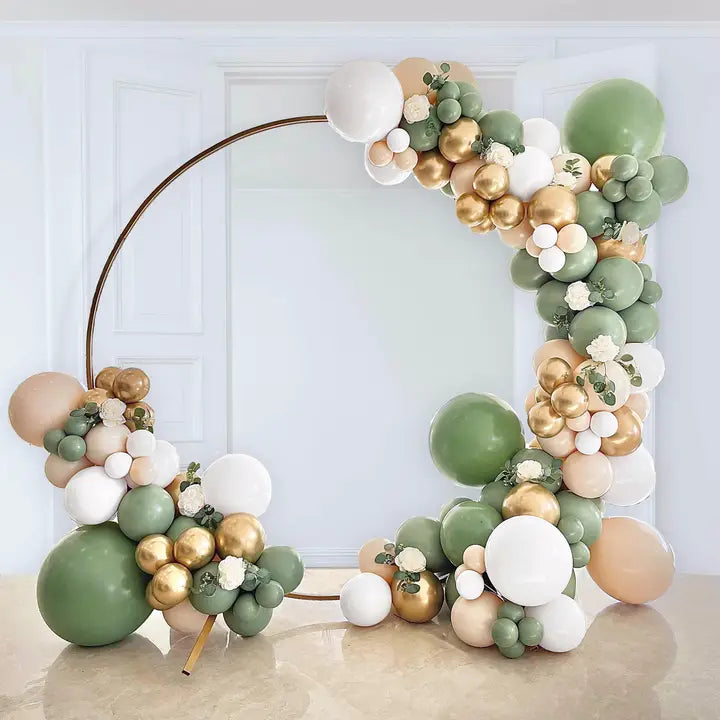 Premium Boho Safari Sage Balloon Arch Kit - Balloon Garland