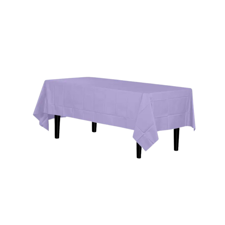 Lavender Premium Plastic Table Cover