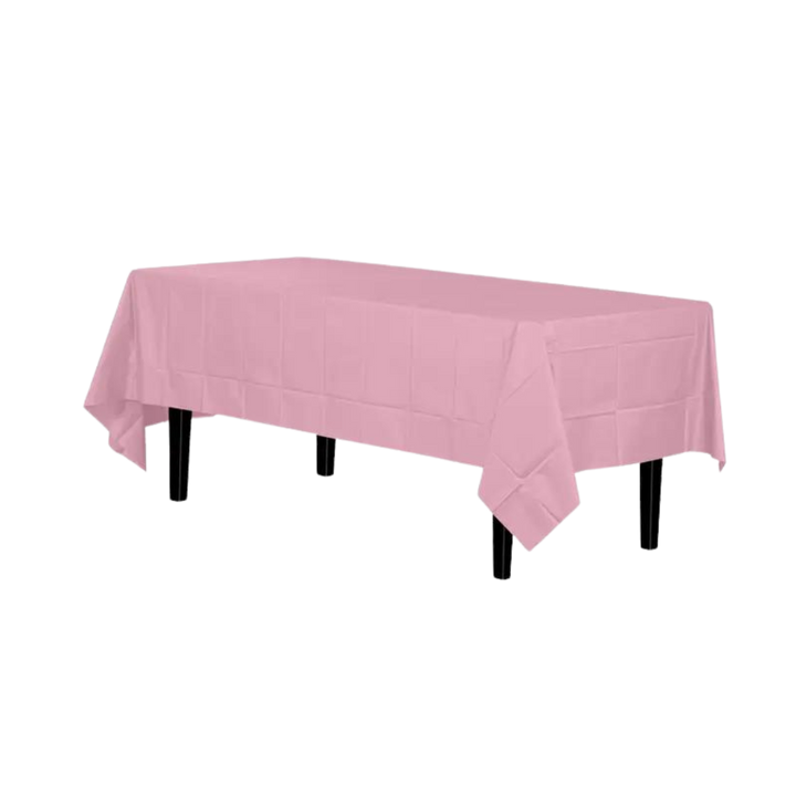 Pink Premium Plastic Table Cover