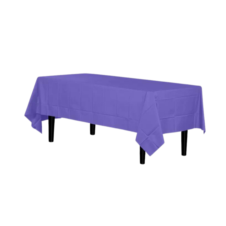 Purple Premium Plastic Table Cover