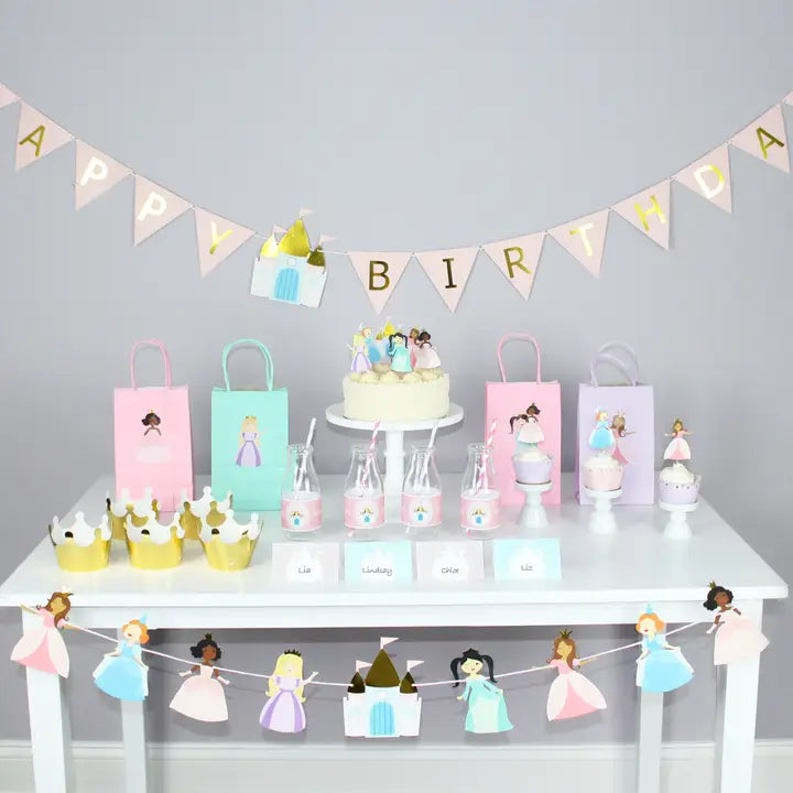 Pretty Princess - Birthday Party Decoration Kit - 12 guests