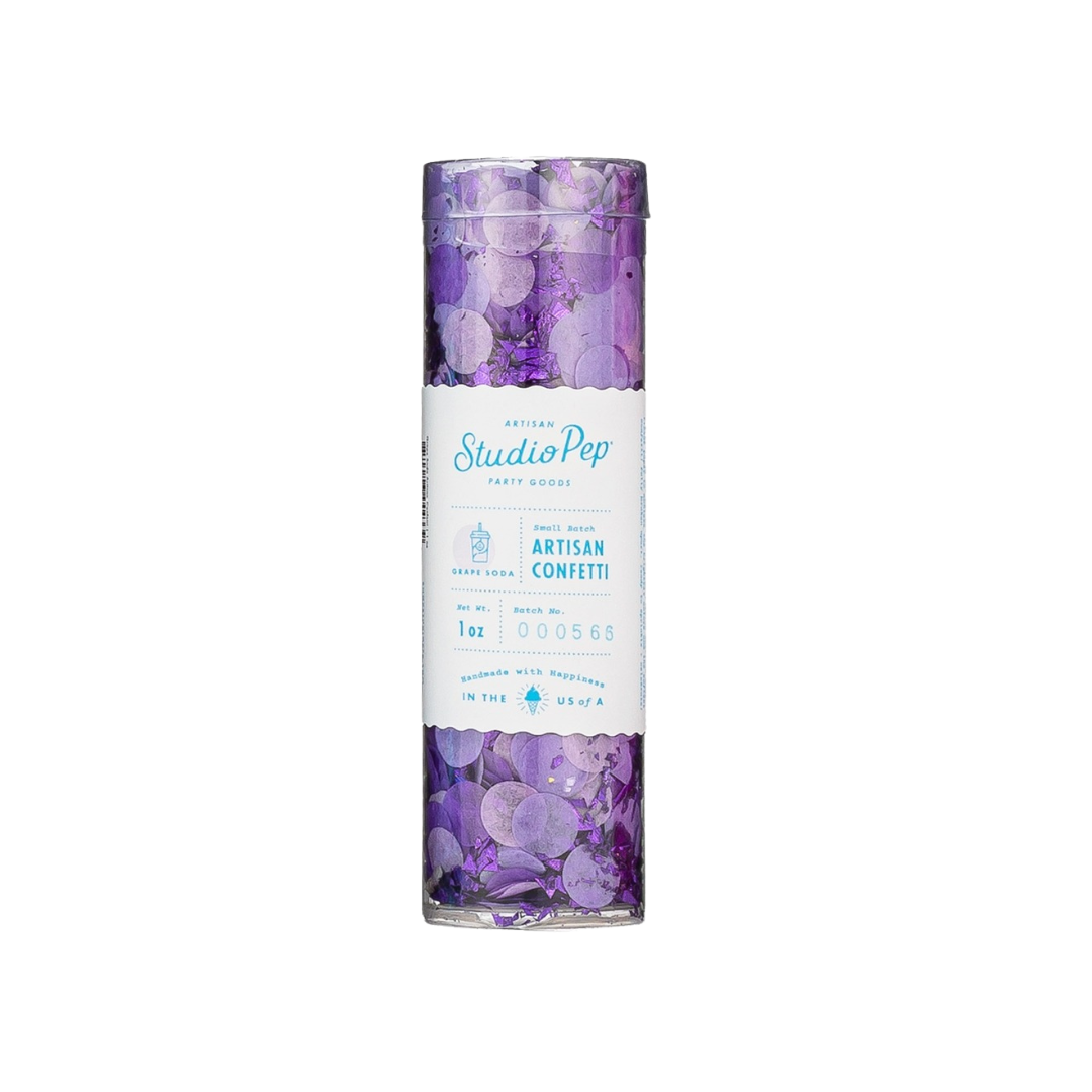 Purple Grape Soda Artisan Confetti - Mini Pack