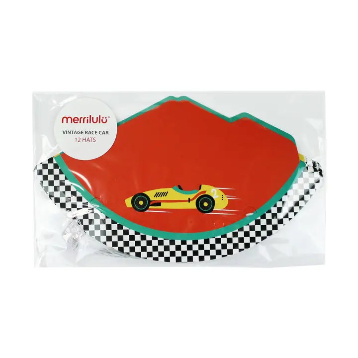 Race Car Party Hats - 12 pk