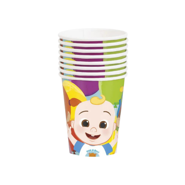 Green and Purple Cocomelon Cups