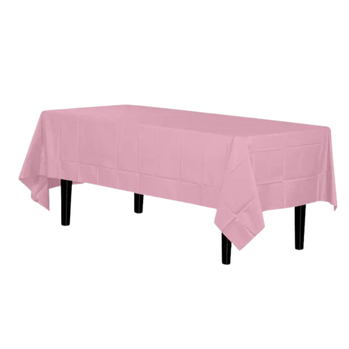 Pink Premium Plastic Table Cover