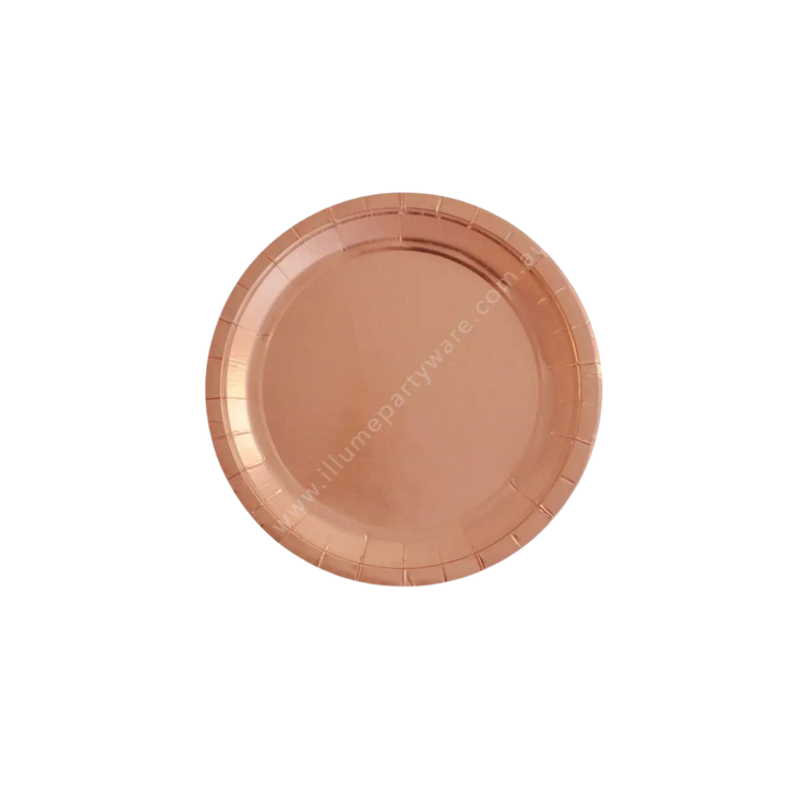 Rose Gold Large Dinner Plates