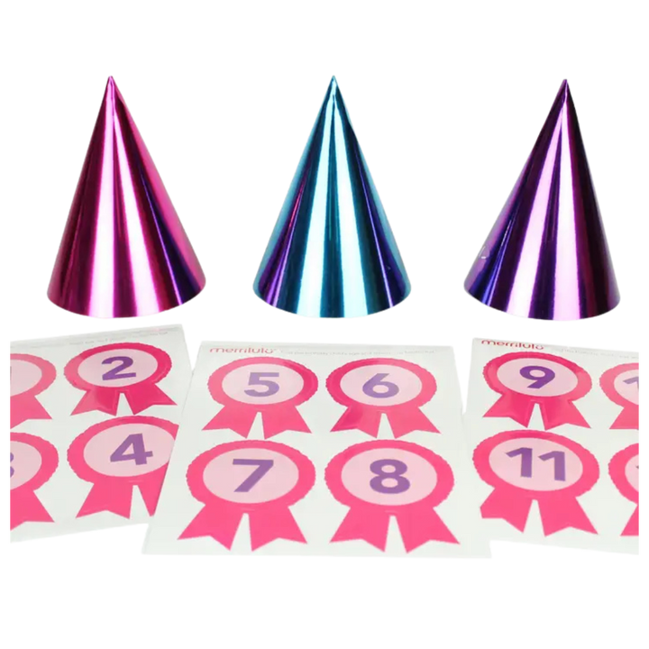 Gymnastics Party Hats - 12 pk