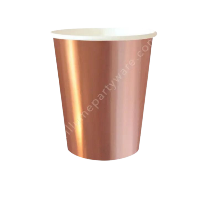 Rose Gold Foil Cups