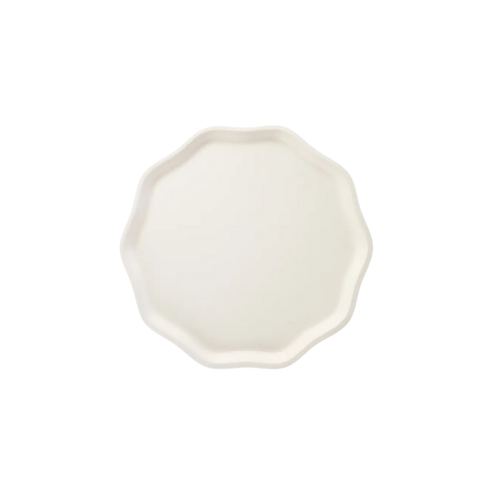 French Crème Compostable Large Dinner Plates