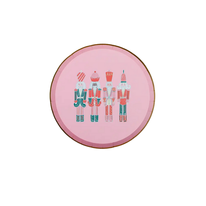 Pink One & Only Nutcracker Small Appetizer Dessert Plates