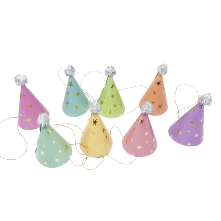 Pastel Mini Party Hats