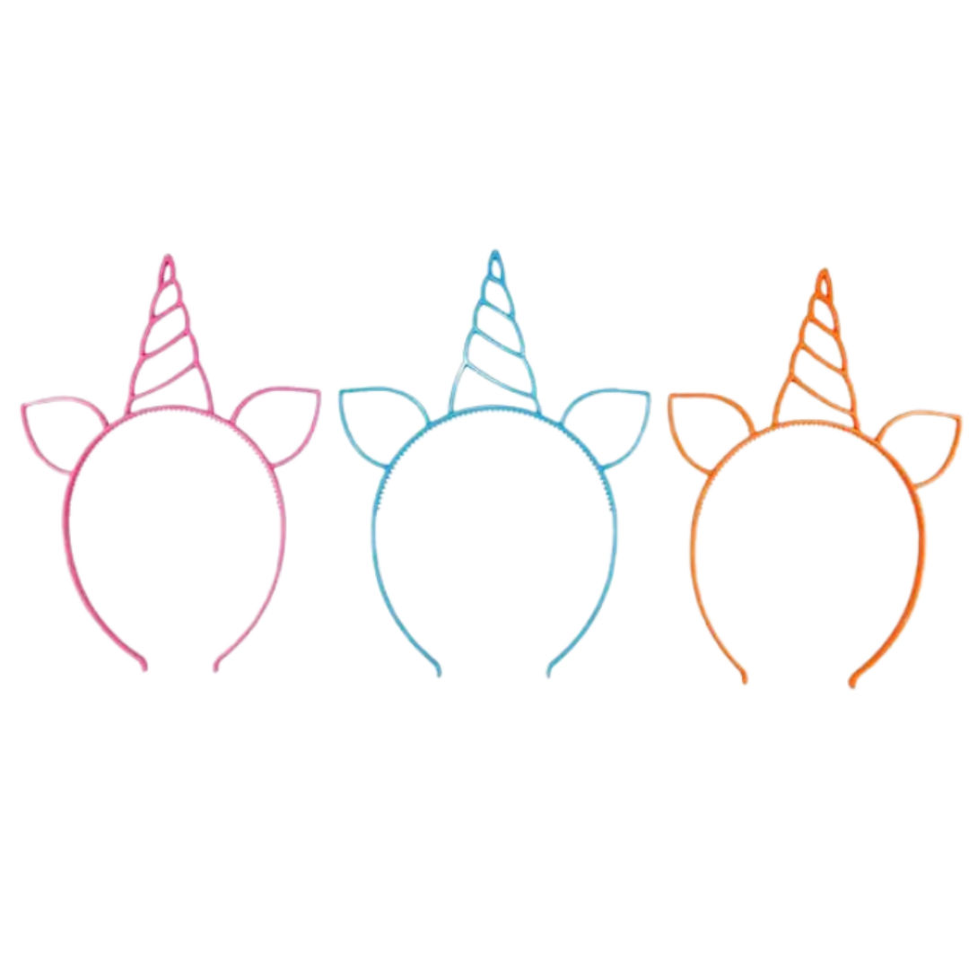 Unicorn Headbands - 3 pk