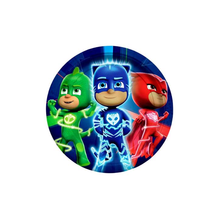 Blue PJ Masks Large Dinner Plates