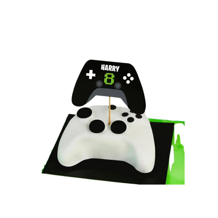 Game Controller Cake Topper with Sticker Sheets