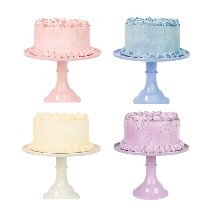 Large Melamine Cake Stands - 4 Colors