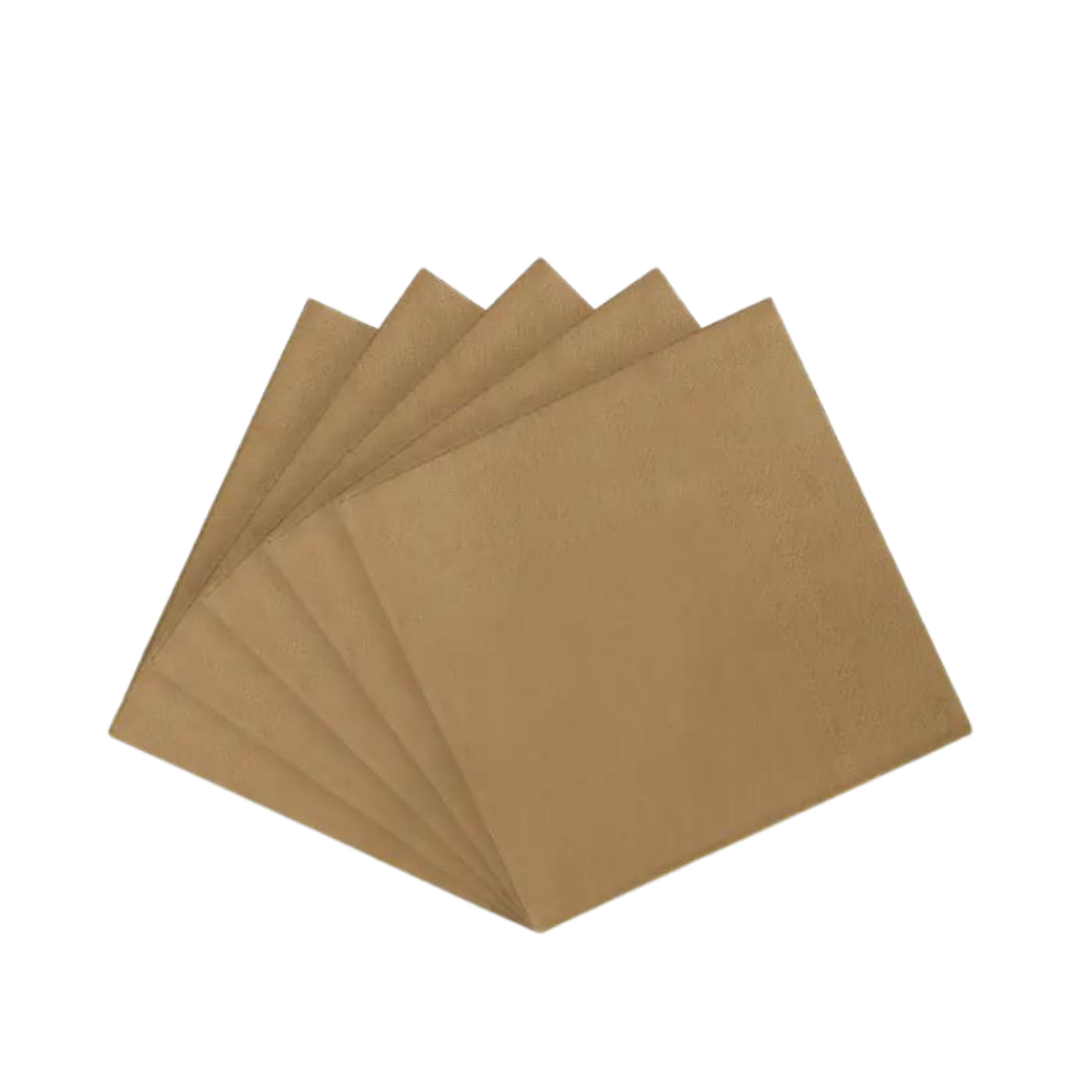 Gold Cocktail Napkins