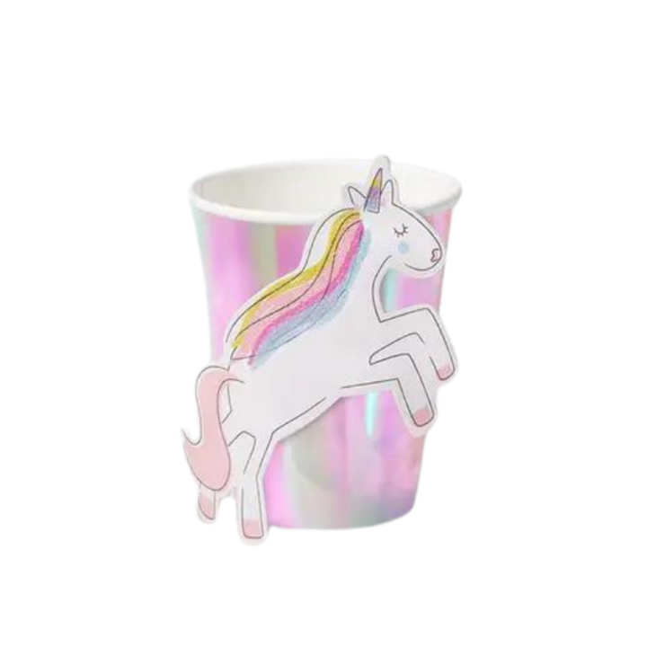 Pink Iridescent Unicorn Dreams Cups