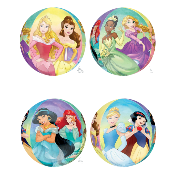 Disney Princess Once Upon A Time Orbz Foil Balloon, 16in